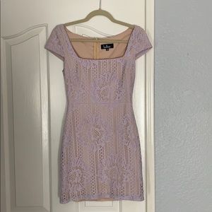 Lulu’s Purple sheath dress short sleeve